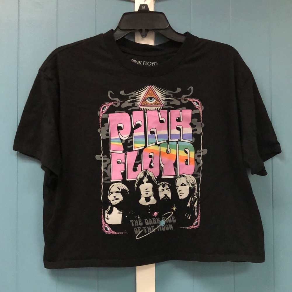 Pink Floyd crop‎ top Tshirt size XL (15-17)